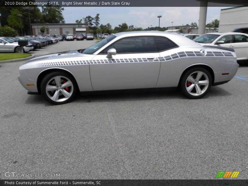 Bright Silver Metallic / Dark Slate Gray 2010 Dodge Challenger SRT8