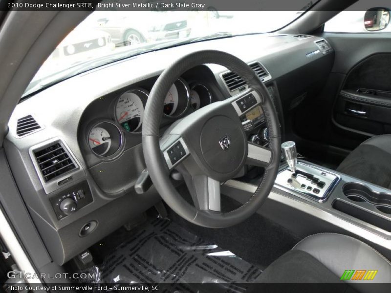 Bright Silver Metallic / Dark Slate Gray 2010 Dodge Challenger SRT8