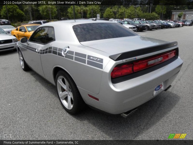 Bright Silver Metallic / Dark Slate Gray 2010 Dodge Challenger SRT8