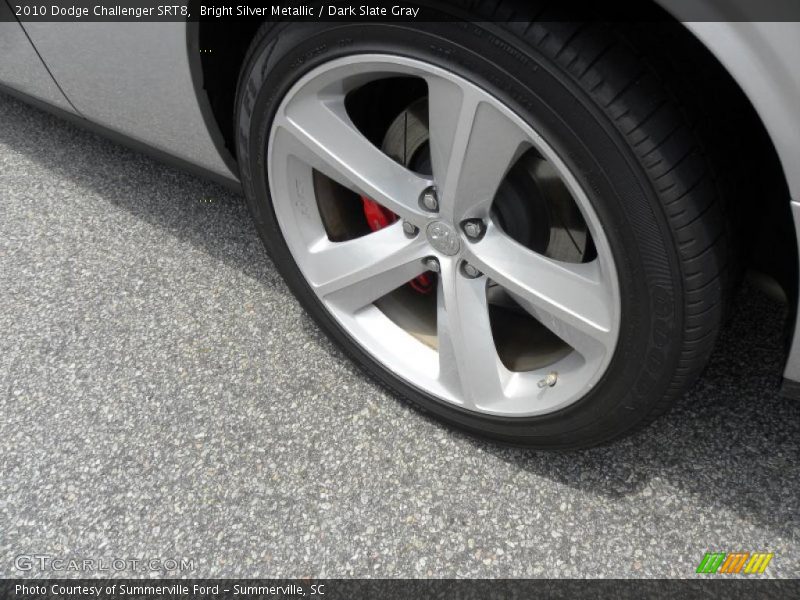 Bright Silver Metallic / Dark Slate Gray 2010 Dodge Challenger SRT8