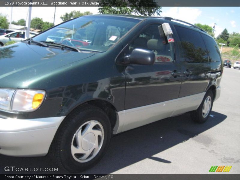 Woodland Pearl / Oak Beige 1999 Toyota Sienna XLE