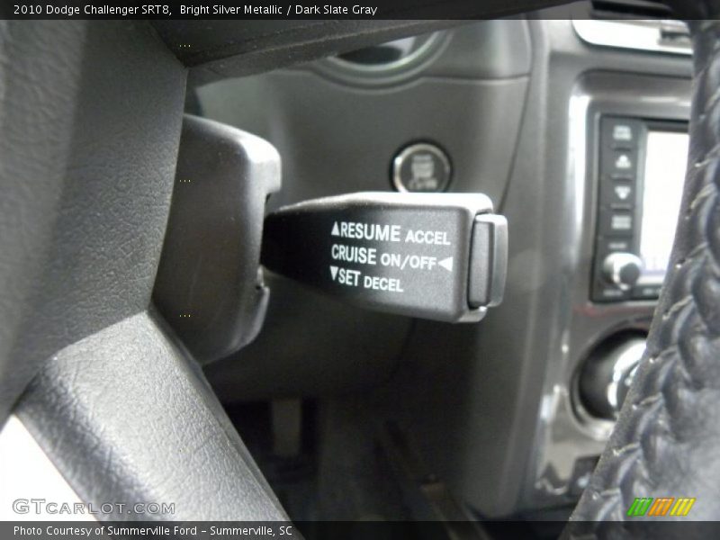 Bright Silver Metallic / Dark Slate Gray 2010 Dodge Challenger SRT8