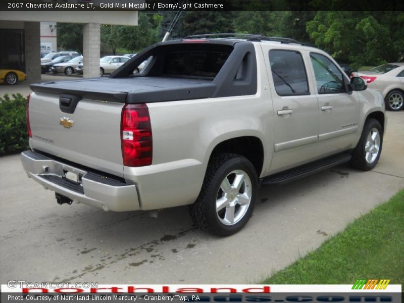 Gold Mist Metallic / Ebony/Light Cashmere 2007 Chevrolet Avalanche LT
