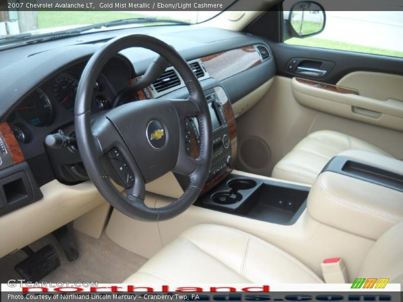 Gold Mist Metallic / Ebony/Light Cashmere 2007 Chevrolet Avalanche LT