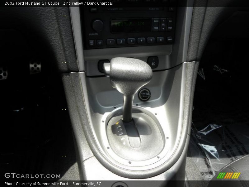 Zinc Yellow / Dark Charcoal 2003 Ford Mustang GT Coupe