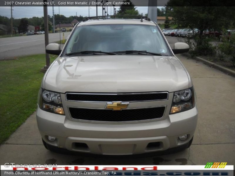 Gold Mist Metallic / Ebony/Light Cashmere 2007 Chevrolet Avalanche LT