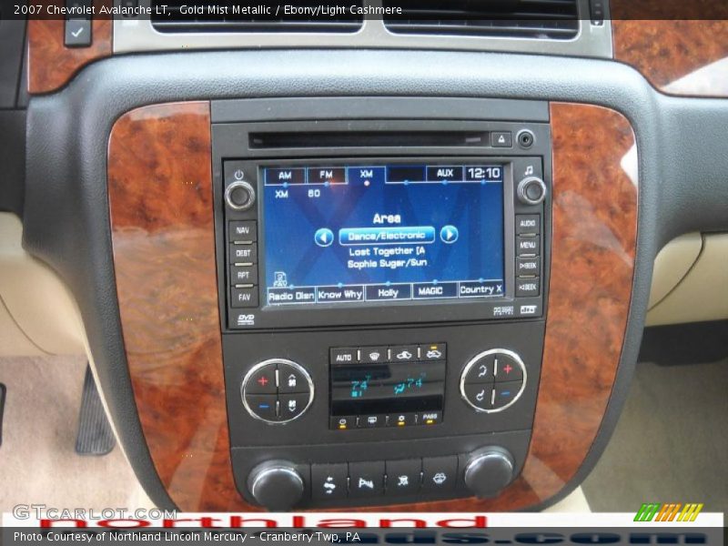 Gold Mist Metallic / Ebony/Light Cashmere 2007 Chevrolet Avalanche LT