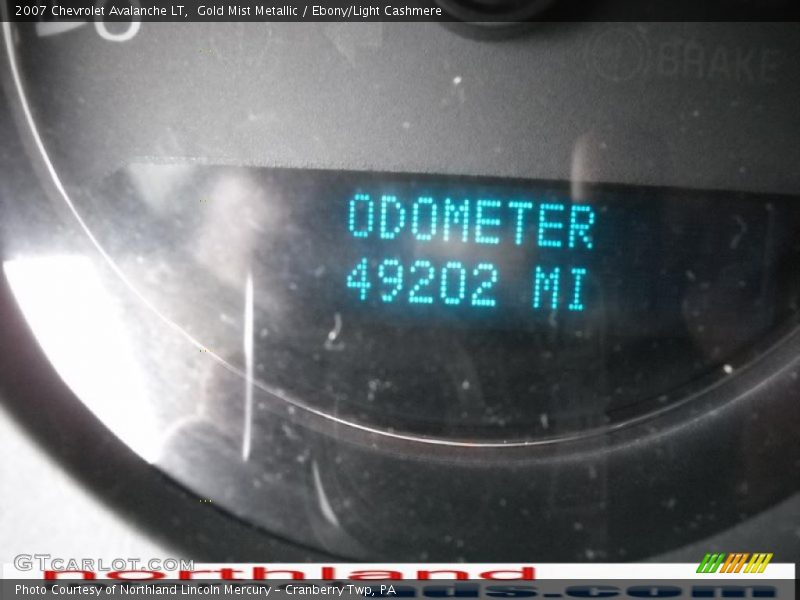 Gold Mist Metallic / Ebony/Light Cashmere 2007 Chevrolet Avalanche LT