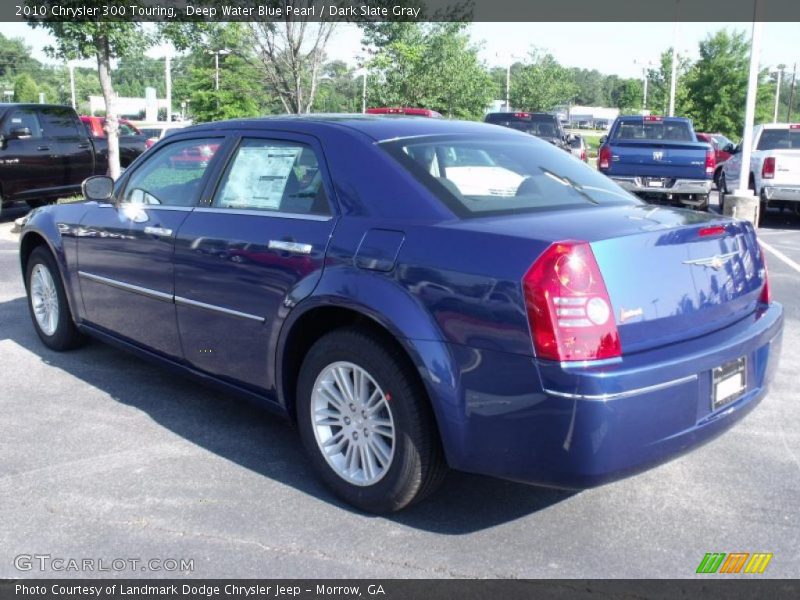 Deep Water Blue Pearl / Dark Slate Gray 2010 Chrysler 300 Touring