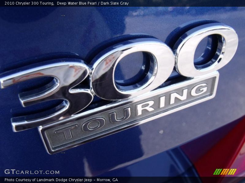 Deep Water Blue Pearl / Dark Slate Gray 2010 Chrysler 300 Touring