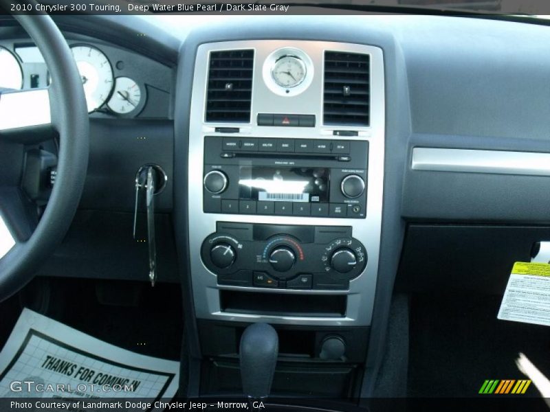 Deep Water Blue Pearl / Dark Slate Gray 2010 Chrysler 300 Touring