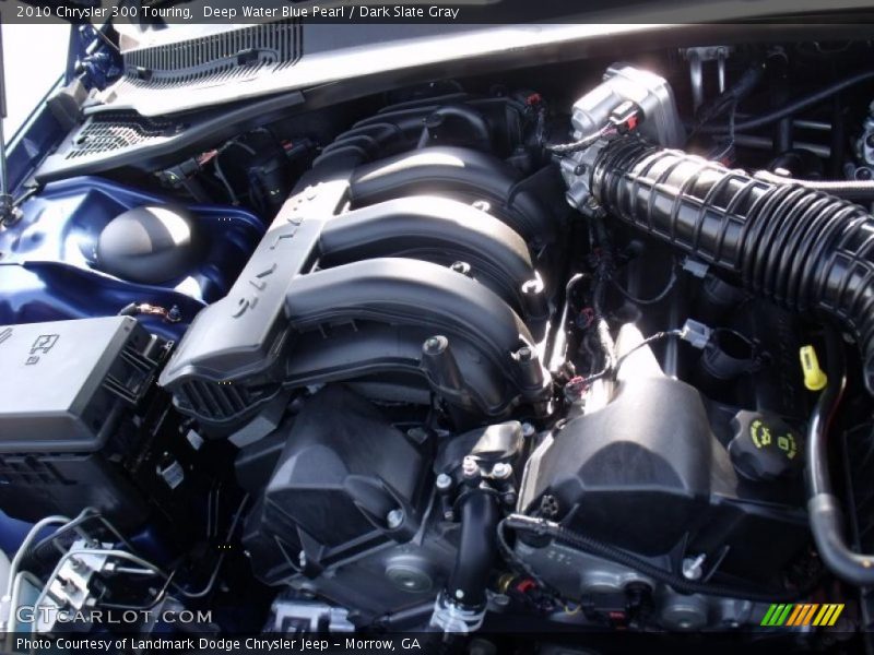 Deep Water Blue Pearl / Dark Slate Gray 2010 Chrysler 300 Touring