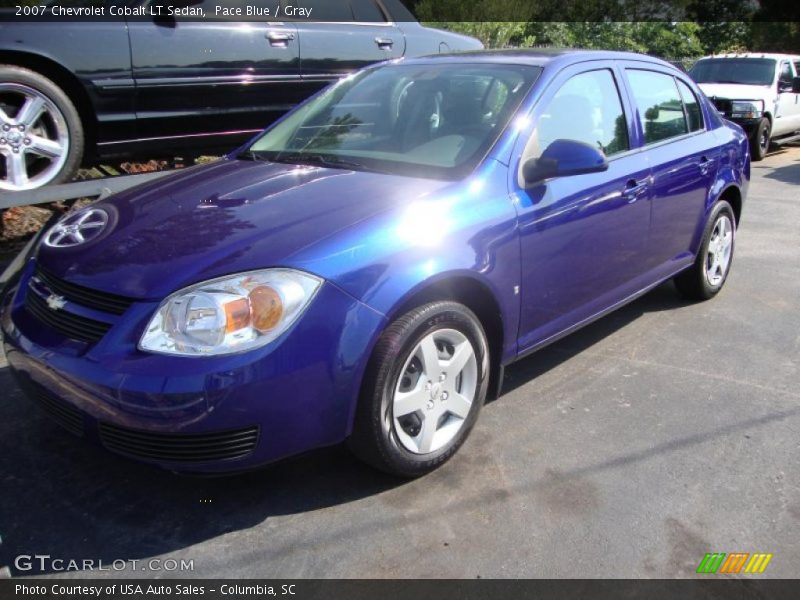 Pace Blue / Gray 2007 Chevrolet Cobalt LT Sedan