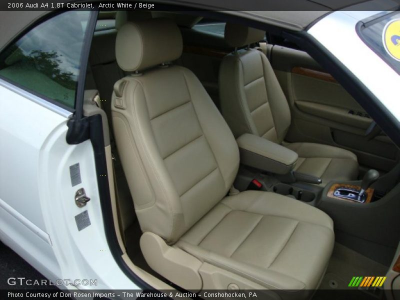 Arctic White / Beige 2006 Audi A4 1.8T Cabriolet