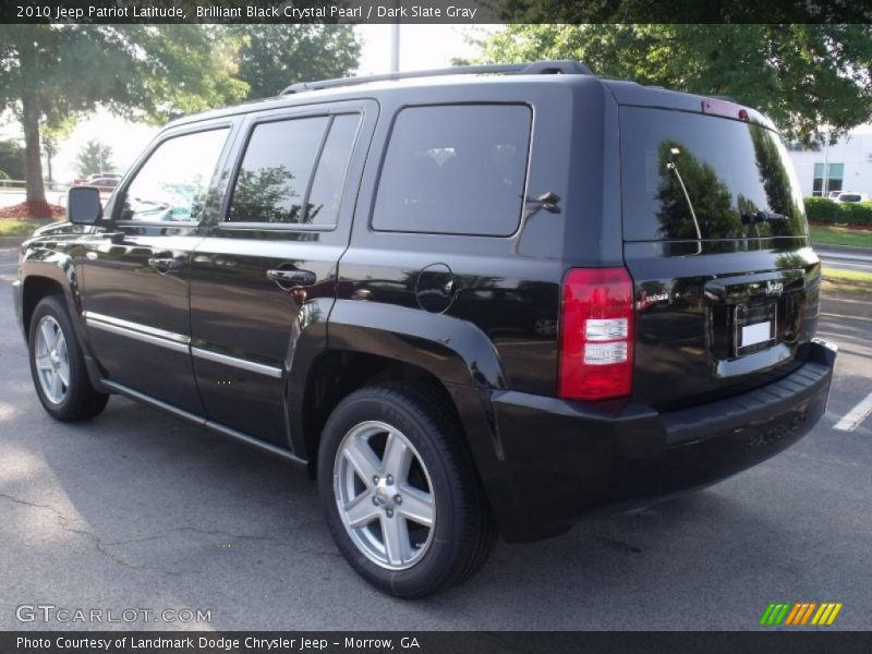 Brilliant Black Crystal Pearl / Dark Slate Gray 2010 Jeep Patriot Latitude