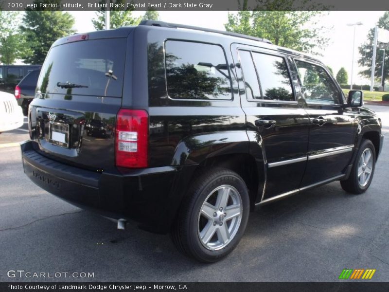 Brilliant Black Crystal Pearl / Dark Slate Gray 2010 Jeep Patriot Latitude