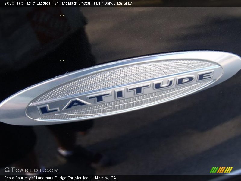 Brilliant Black Crystal Pearl / Dark Slate Gray 2010 Jeep Patriot Latitude