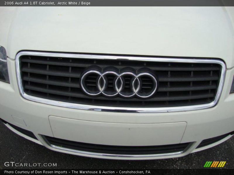 Arctic White / Beige 2006 Audi A4 1.8T Cabriolet