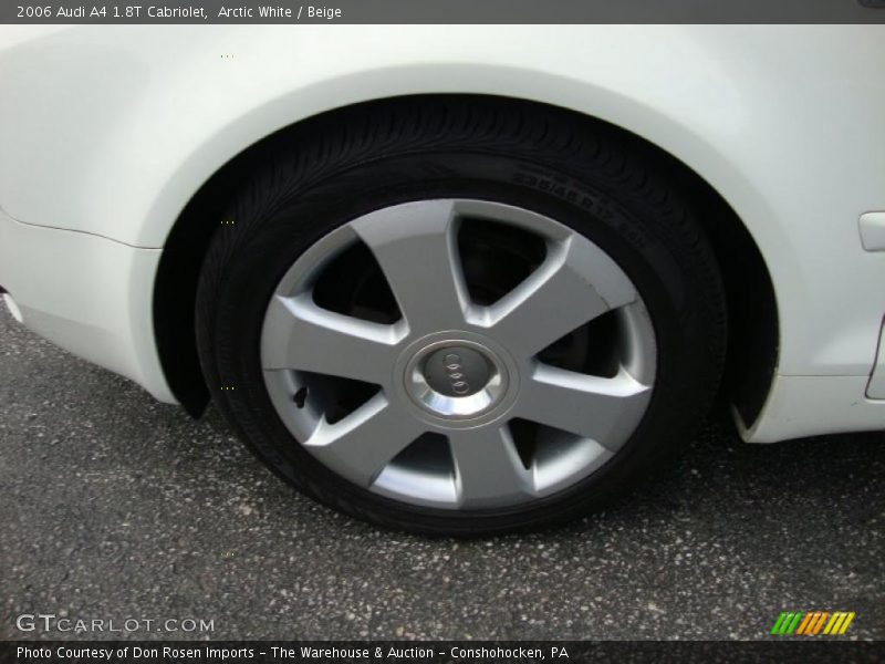 Arctic White / Beige 2006 Audi A4 1.8T Cabriolet