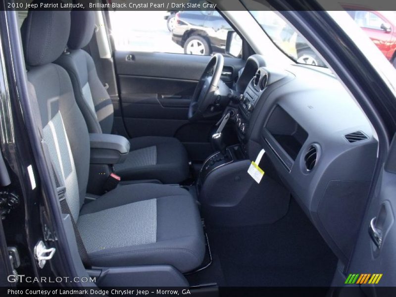 Brilliant Black Crystal Pearl / Dark Slate Gray 2010 Jeep Patriot Latitude