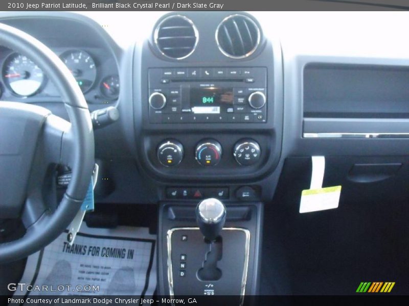 Brilliant Black Crystal Pearl / Dark Slate Gray 2010 Jeep Patriot Latitude