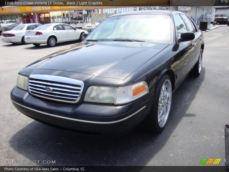 Black / Light Graphite 1998 Ford Crown Victoria LX Sedan
