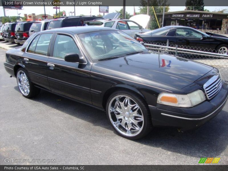 Black / Light Graphite 1998 Ford Crown Victoria LX Sedan