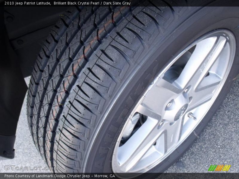 Brilliant Black Crystal Pearl / Dark Slate Gray 2010 Jeep Patriot Latitude
