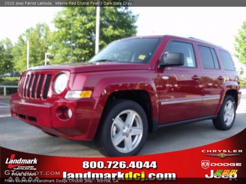 Inferno Red Crystal Pearl / Dark Slate Gray 2010 Jeep Patriot Latitude