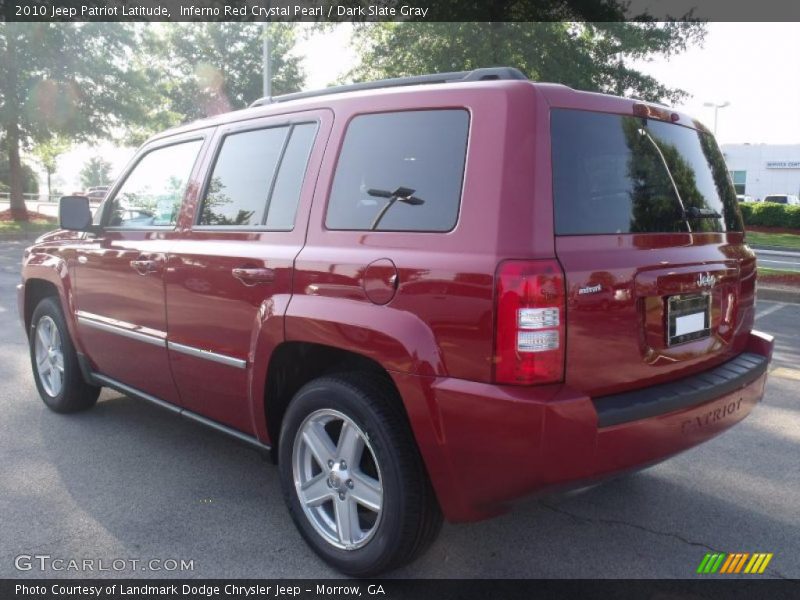 Inferno Red Crystal Pearl / Dark Slate Gray 2010 Jeep Patriot Latitude