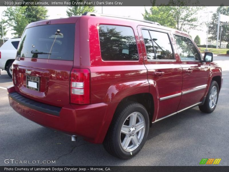 Inferno Red Crystal Pearl / Dark Slate Gray 2010 Jeep Patriot Latitude