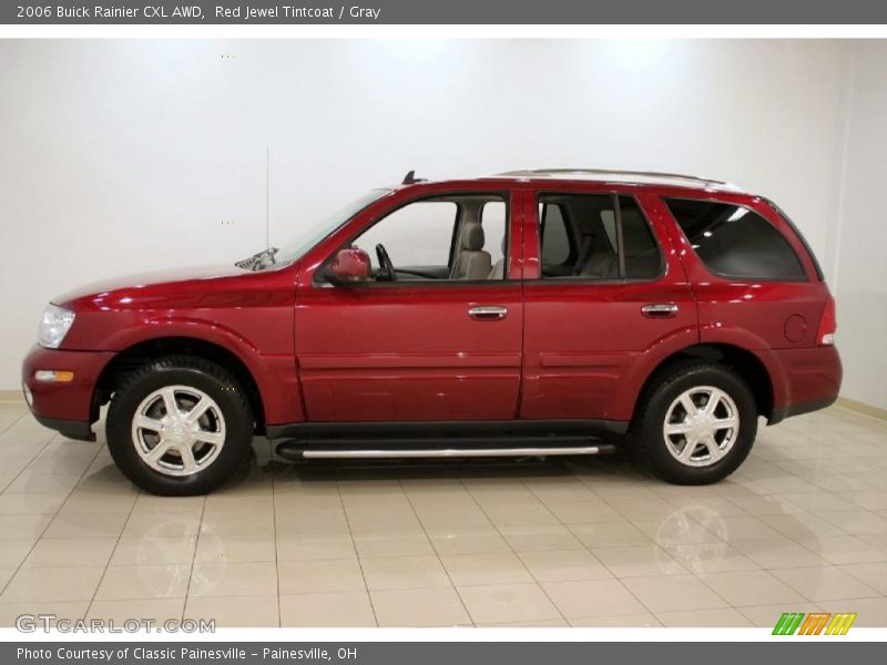 Red Jewel Tintcoat / Gray 2006 Buick Rainier CXL AWD