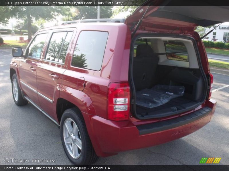 Inferno Red Crystal Pearl / Dark Slate Gray 2010 Jeep Patriot Latitude