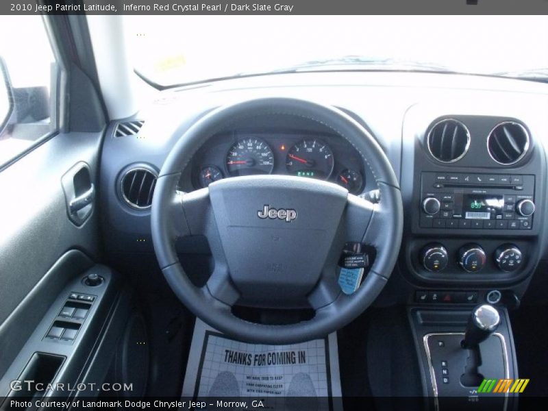 Inferno Red Crystal Pearl / Dark Slate Gray 2010 Jeep Patriot Latitude