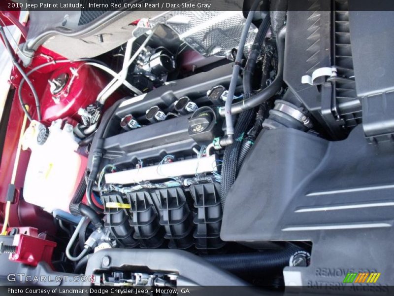 Inferno Red Crystal Pearl / Dark Slate Gray 2010 Jeep Patriot Latitude