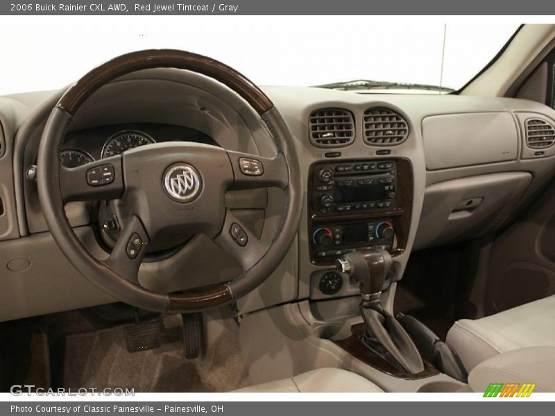 Red Jewel Tintcoat / Gray 2006 Buick Rainier CXL AWD