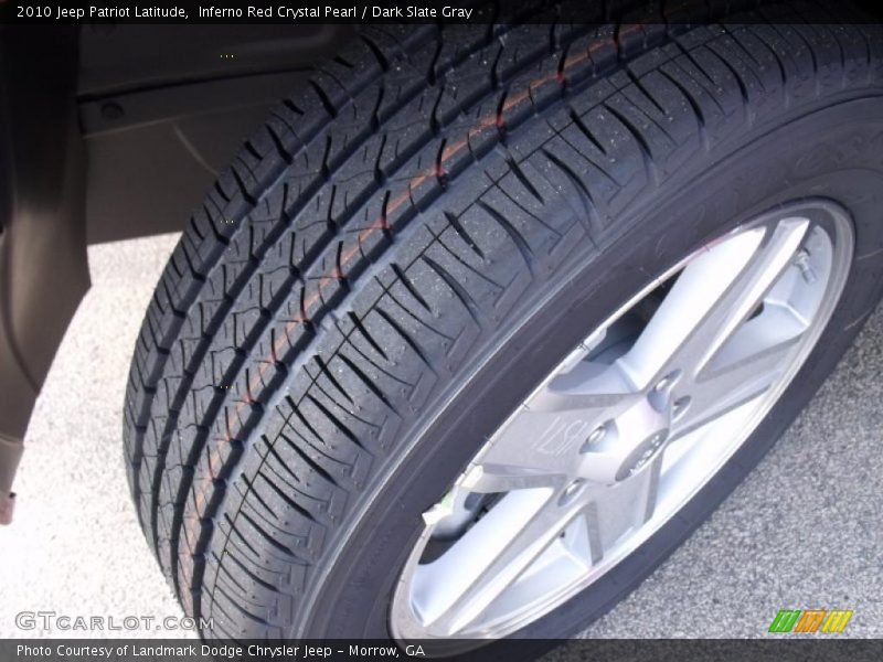 Inferno Red Crystal Pearl / Dark Slate Gray 2010 Jeep Patriot Latitude