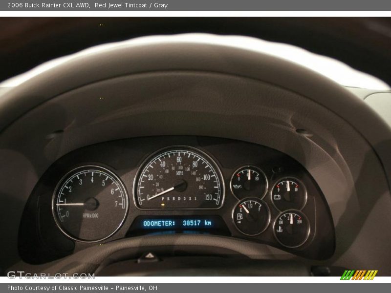 Red Jewel Tintcoat / Gray 2006 Buick Rainier CXL AWD