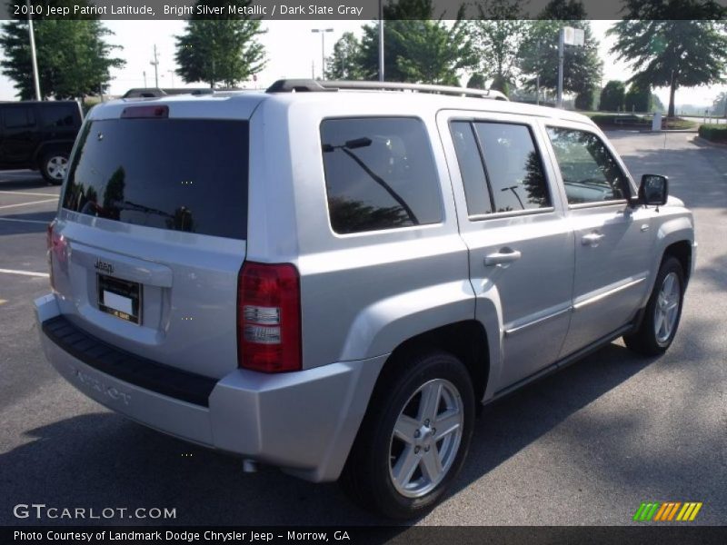 Bright Silver Metallic / Dark Slate Gray 2010 Jeep Patriot Latitude