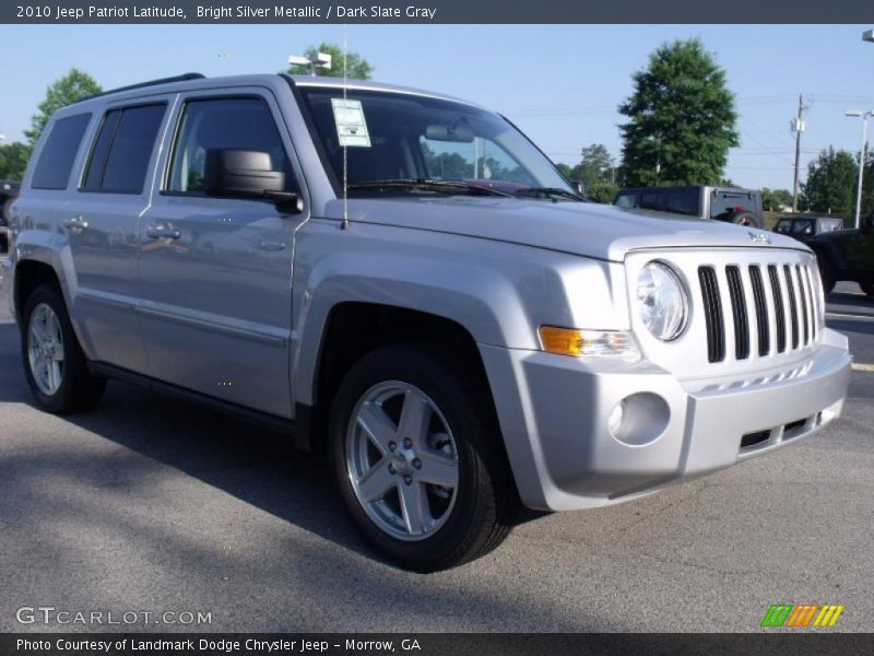Bright Silver Metallic / Dark Slate Gray 2010 Jeep Patriot Latitude