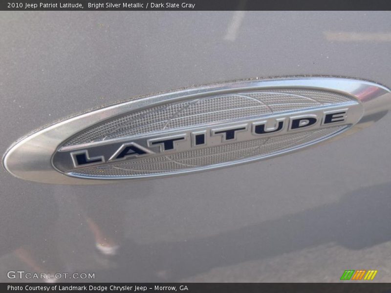 Bright Silver Metallic / Dark Slate Gray 2010 Jeep Patriot Latitude