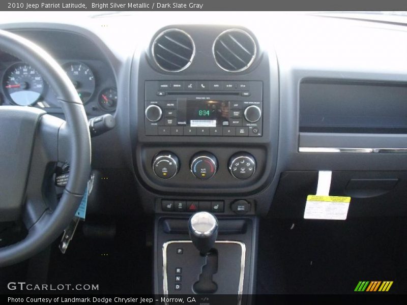Bright Silver Metallic / Dark Slate Gray 2010 Jeep Patriot Latitude
