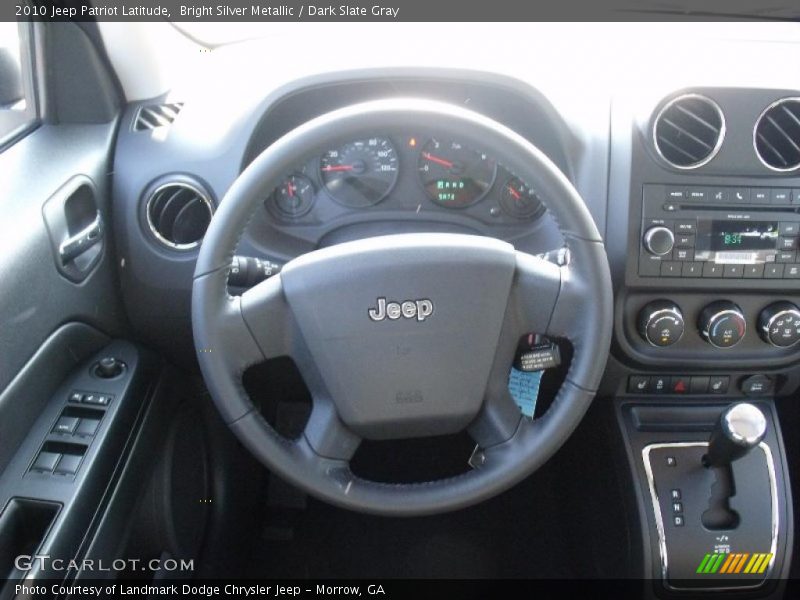 Bright Silver Metallic / Dark Slate Gray 2010 Jeep Patriot Latitude