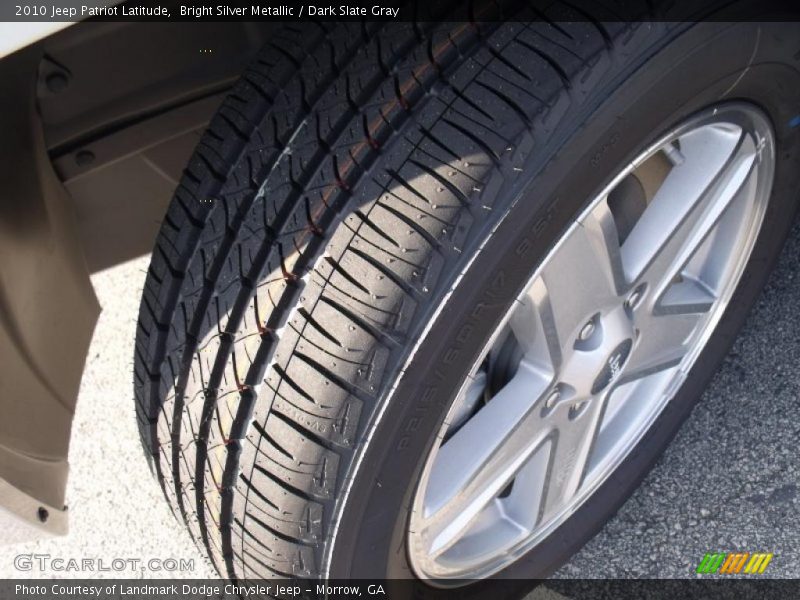 Bright Silver Metallic / Dark Slate Gray 2010 Jeep Patriot Latitude