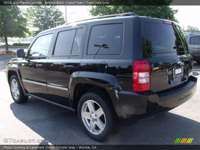 Brilliant Black Crystal Pearl / Dark Slate Gray 2010 Jeep Patriot Latitude