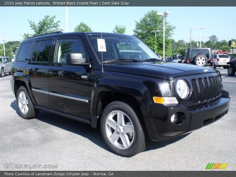 Brilliant Black Crystal Pearl / Dark Slate Gray 2010 Jeep Patriot Latitude