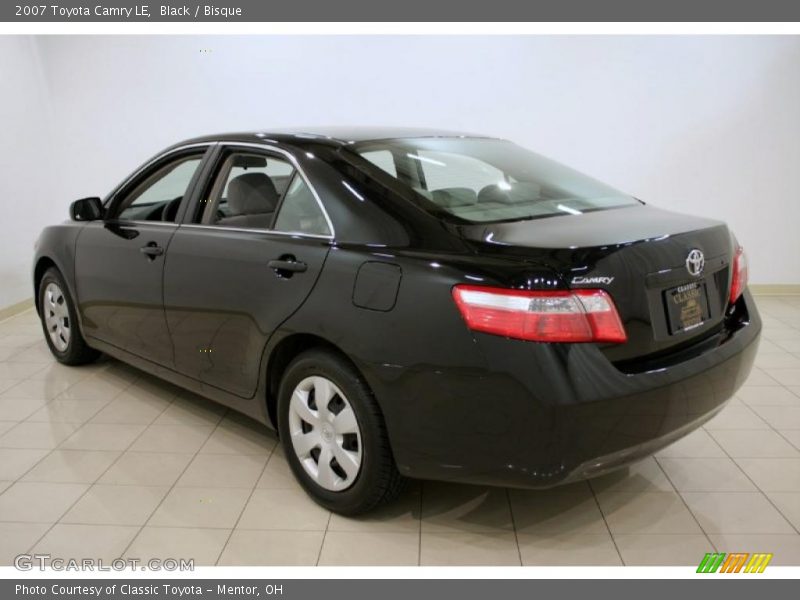 Black / Bisque 2007 Toyota Camry LE