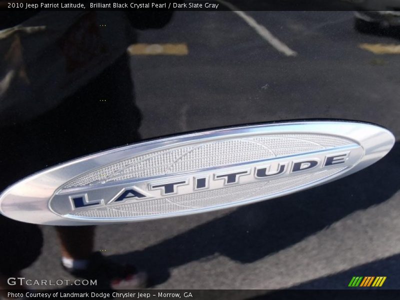 Brilliant Black Crystal Pearl / Dark Slate Gray 2010 Jeep Patriot Latitude