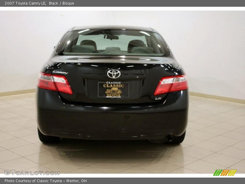 Black / Bisque 2007 Toyota Camry LE