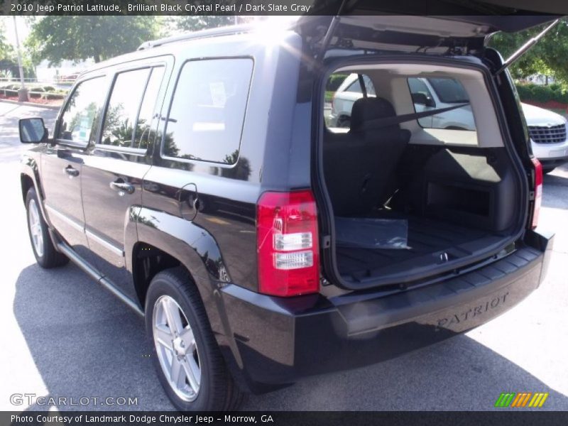 Brilliant Black Crystal Pearl / Dark Slate Gray 2010 Jeep Patriot Latitude